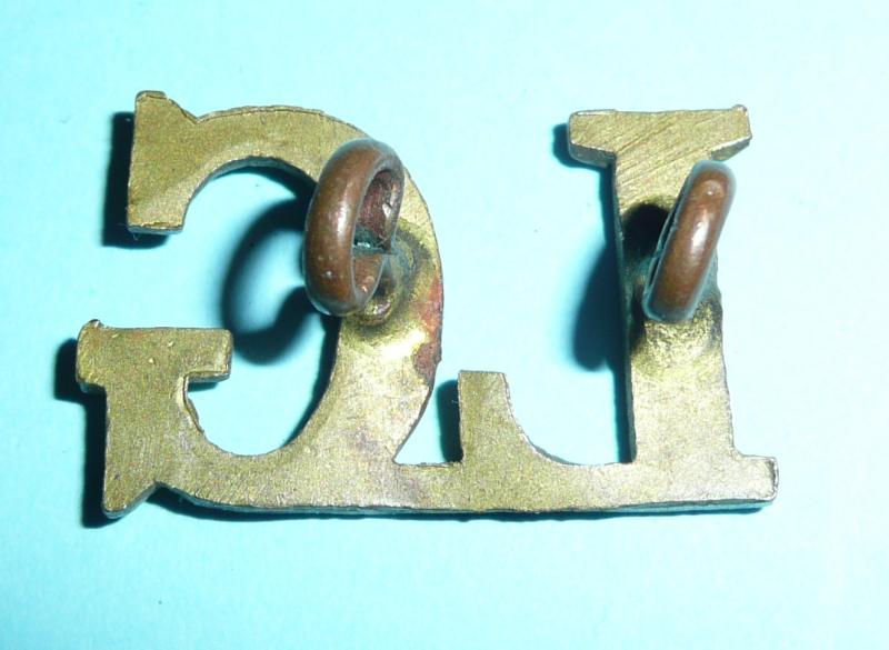 LG Life Guards Household Cavalry Brass Shoulder Title