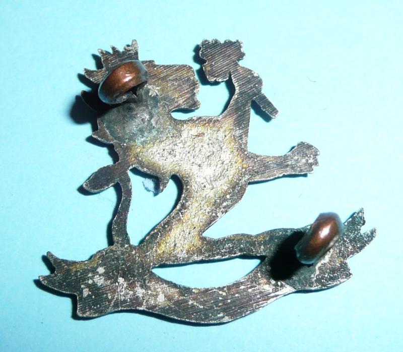 British Indian Army - Kumaon Regiment Officer's Silver Plated Cap Badge