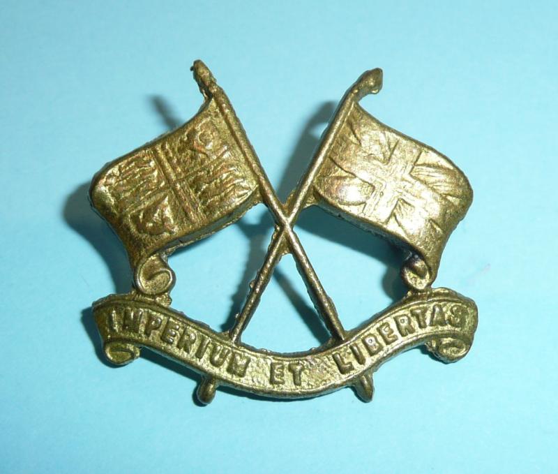 South Africa - ILH Imperial Light Horse Cast Brass Collar Badge