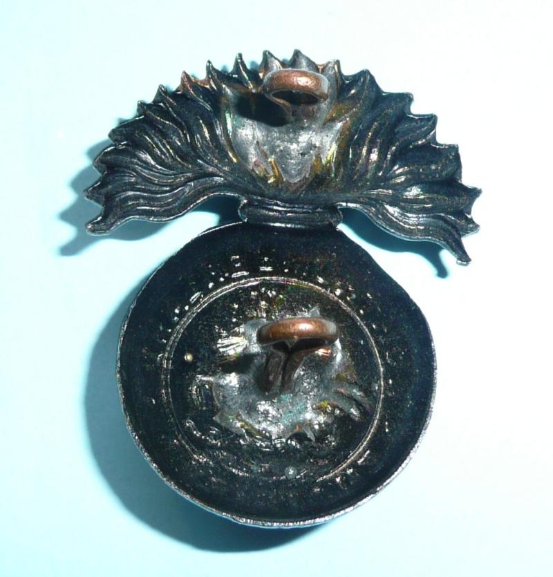 1st Volunteer Battalion (VB) Northumberland Fusiliers (NF) Other Ranks Blackened Brass Cap Badge