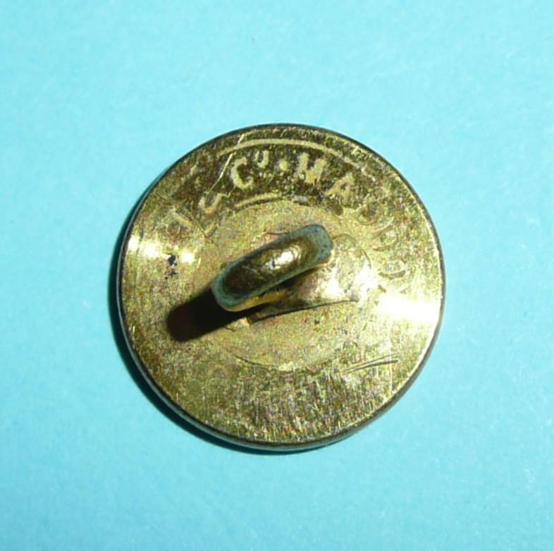 Small Pattern Gilt Button as worn by a member of the personal staff of Edward, Prince of Wales, Made for the Royal Tour to India & Burma in 1921 - 22