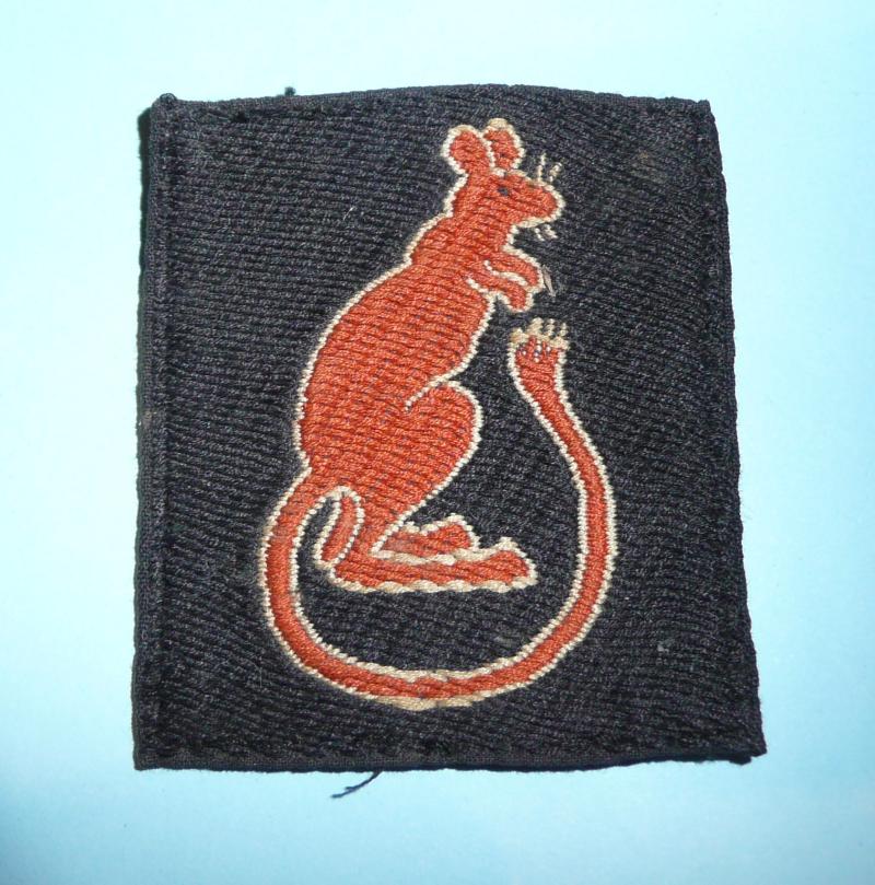 Cold War 7th Armoured Division Woven Formation Sign Patch Flash Designation Badge