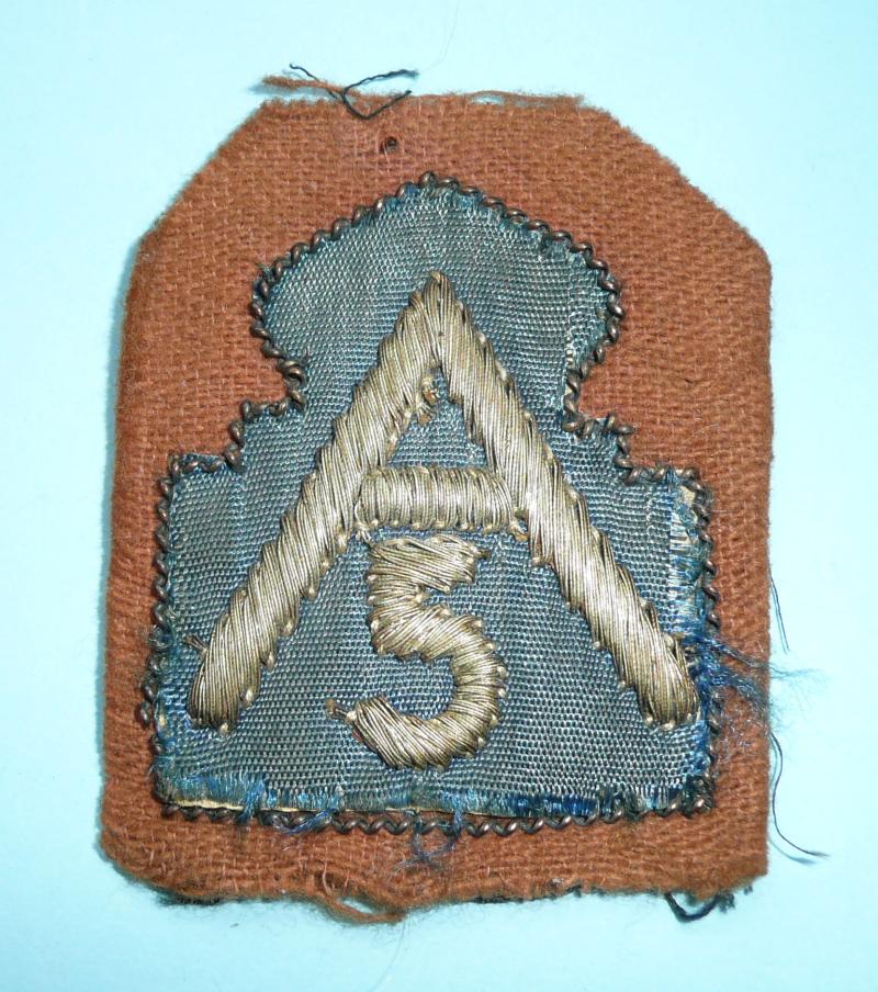 WW2 Theatre Made United States 5th Army Formation Sign Arm Badge Patch Flash Designation