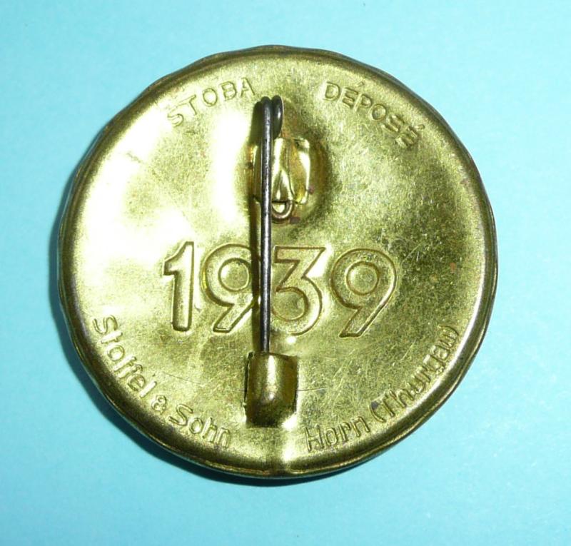 Swiss Switzerland Hand Embroidered 1st August 1939 Badge - Charitable Donation Badge for Needy Mothers