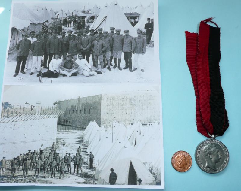 WW1 German Malta 1914-15 Prisoner of War PoW Commemorative Medal