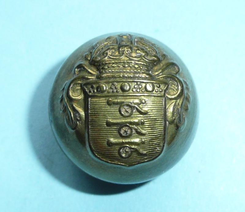 Honourable Artillery Company HAC Domed Ball Brass Button