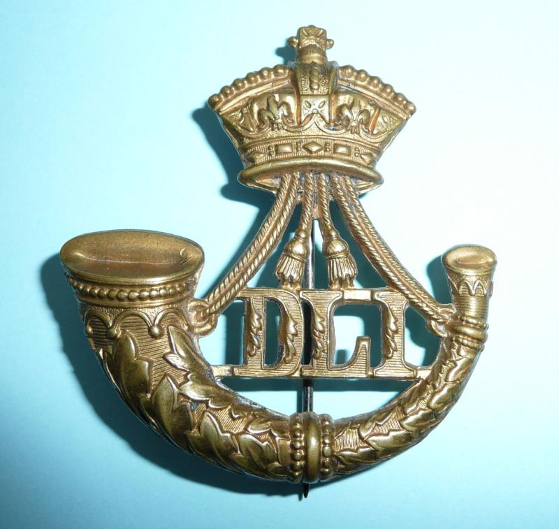 Scarce Durham Light Infantry ( DLI ) Victorian Large Pattern Other Rank's Pagri Badge - Magnificent