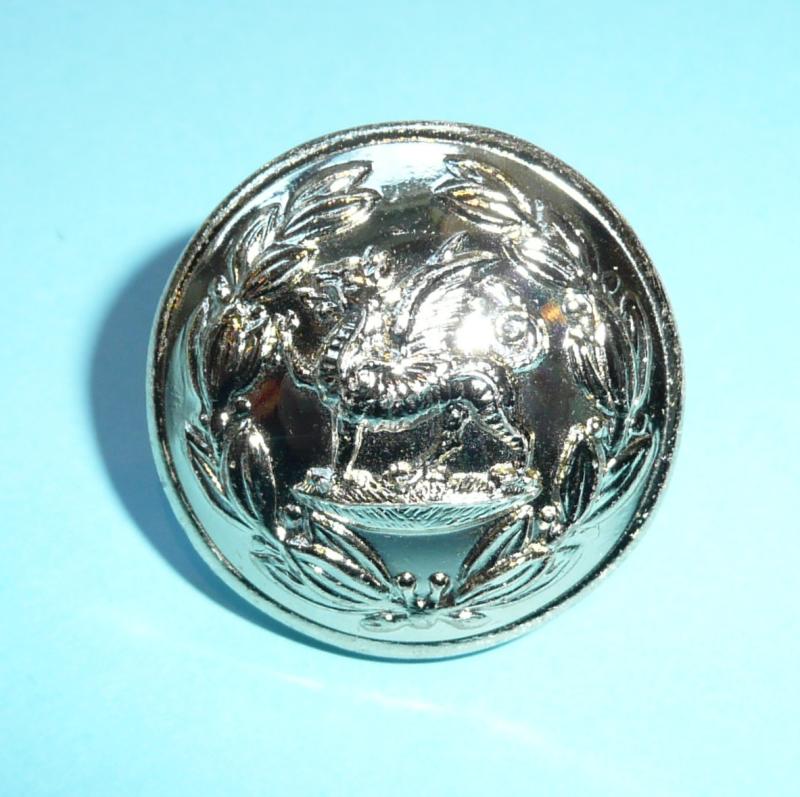 South Wales Borderers (SWB) AA Anodised Aluminium Staybrite Gold Coloured Large Pattern Button