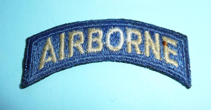 USA United States - Airborne Cloth Embroidered Shoulder Title Scroll
