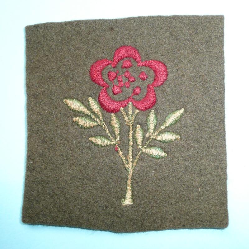 WW2 55th ( West Lancashire ) Infantry Division 2nd Pattern Embroidered Formation Sign
