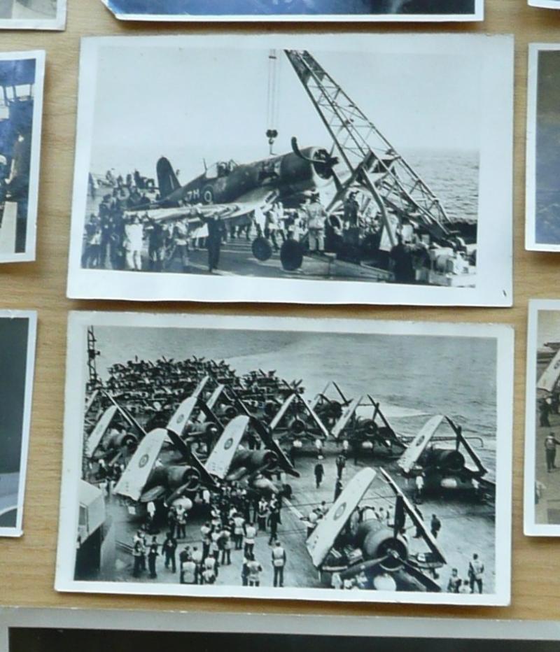 WW2 Original Photograph Collection of The Aircraft Carrier HMS Formidable's Aircraft