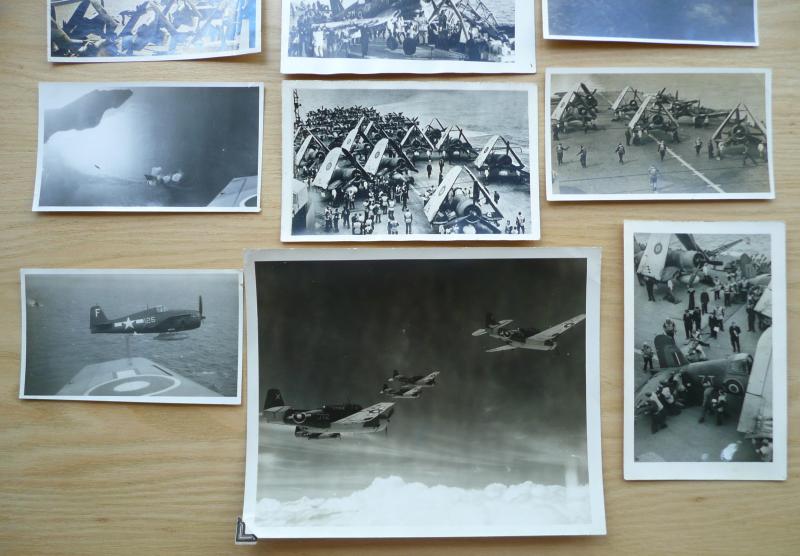 WW2 Original Photograph Collection of The Aircraft Carrier HMS Formidable's Aircraft