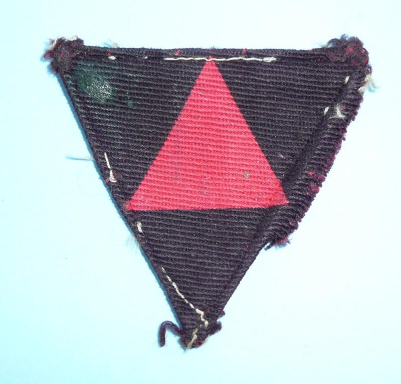 WW2 3rd Infantry Division Printed Cloth Formation Sign Flash Patch Badge