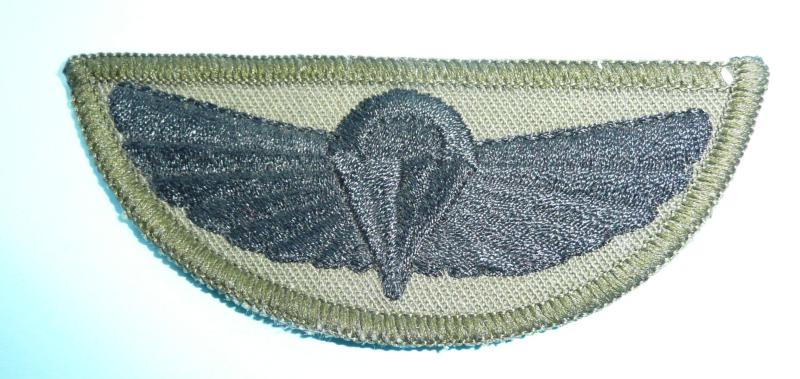 Special Air Service (SAS) Parachute Trained Wings Badge, Subdued Issue (Current)