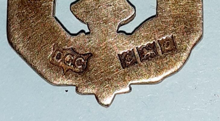 Boy Scouts Thanks Pin Brooch Badge Hallmarked Silver - 1963