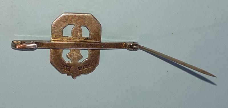 Boy Scouts Thanks Pin Brooch Badge Hallmarked Silver - 1963