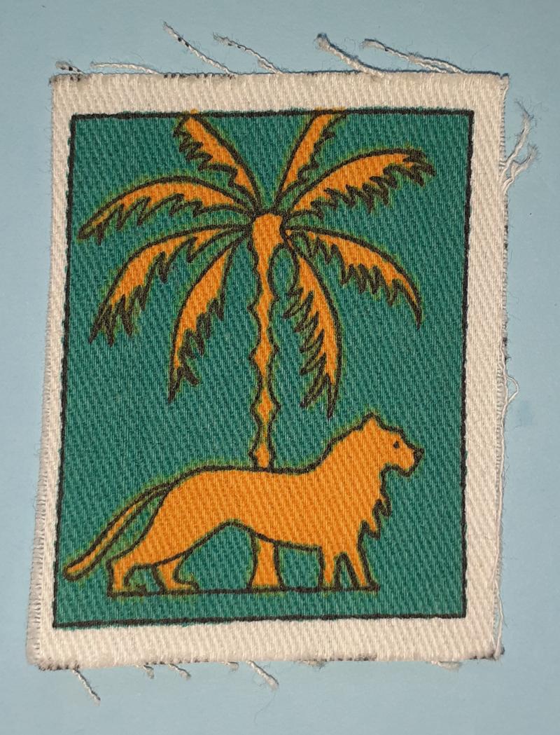 Far East- Singapore District Printed Cloth Formation Sign Flash Patch Designation Badge