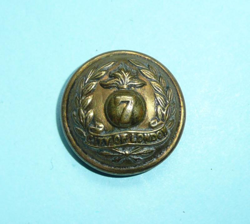 The 7th City of London Battalion Medium Pattern Brass Button