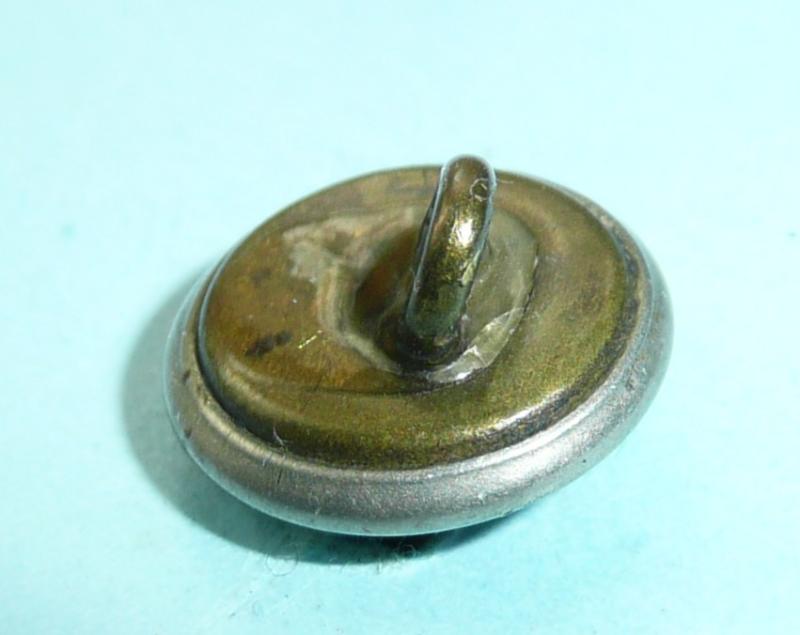 QVC Victorian 22nd (Queen's) Corps, Middlesex Rifle Volunteers / 13th Corps White Metal Small Pattern Cap Button