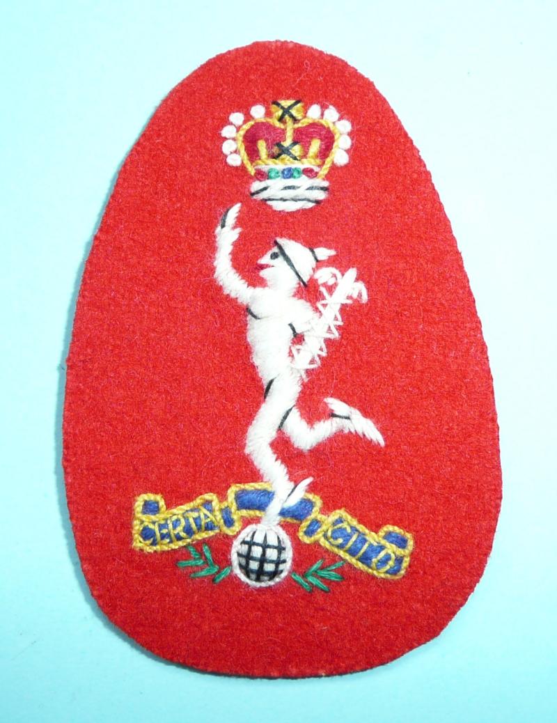 The Essex Yeomanry (EY) Officer's Bullion Embroidered Beret Badge