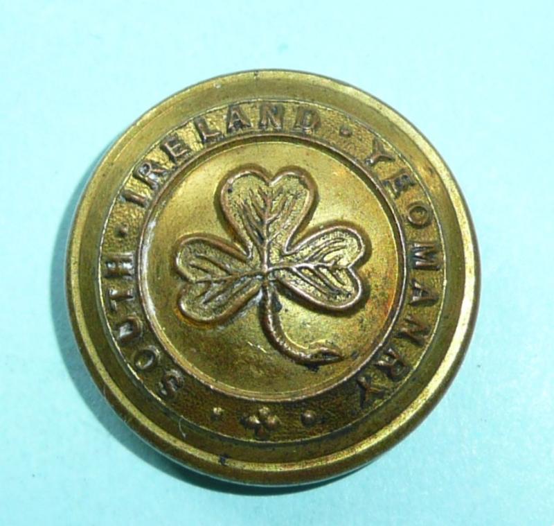 Ireland  - South of Ireland Imperial Yeomanry Officer's Medium Pattern Gilt Button