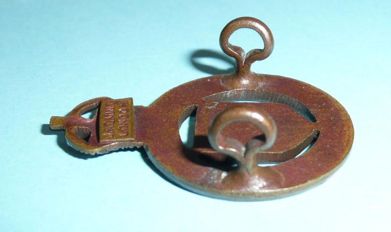 The Essex Yeomanry Officer's OSD Bronze Collar Badge - Gaunt Tablet