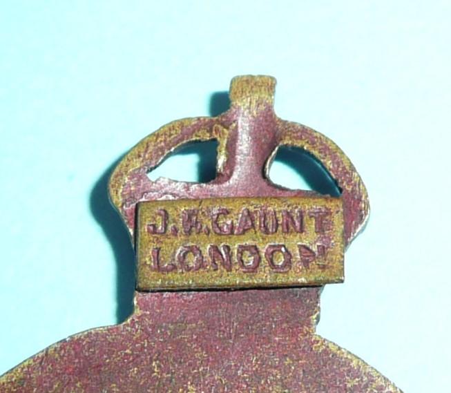 The Essex Yeomanry Officer's OSD Bronze Collar Badge - Gaunt Tablet