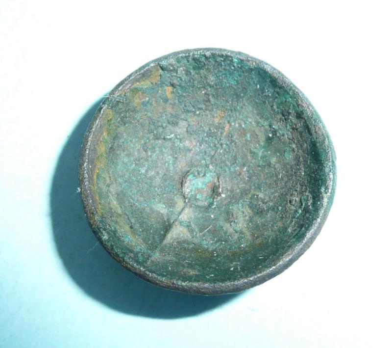 Georgian Napoleonic Generic Volunteer Corps Officer's Button - Excavated Condition