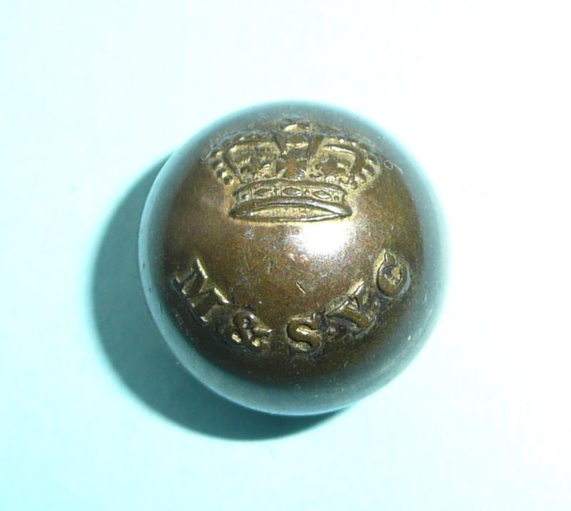 George III / Napoleonic Manchester & Salford Yeomanry Cavalry Officers Ball Tunic Button - Peterloo