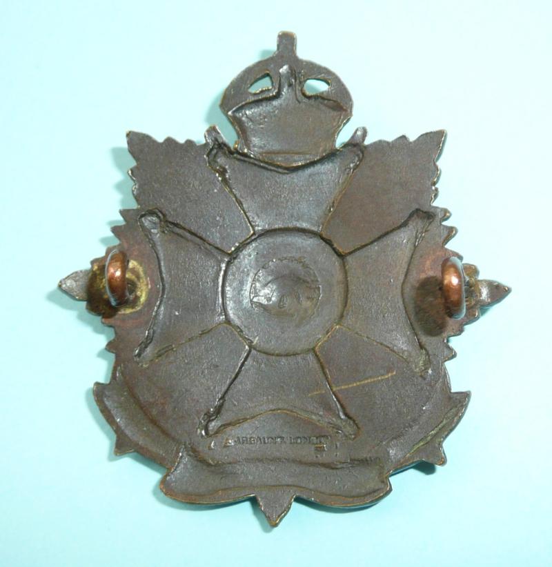 The Border Regiment Officer's OSD Bronze Collar Badge - Gaunt