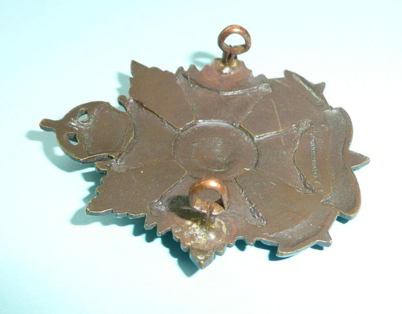The Border Regiment Officer's OSD Bronze Collar Badge - Gaunt