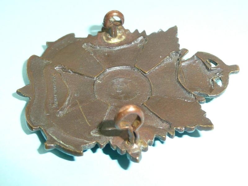 The Border Regiment Officer's OSD Bronze Collar Badge - Gaunt