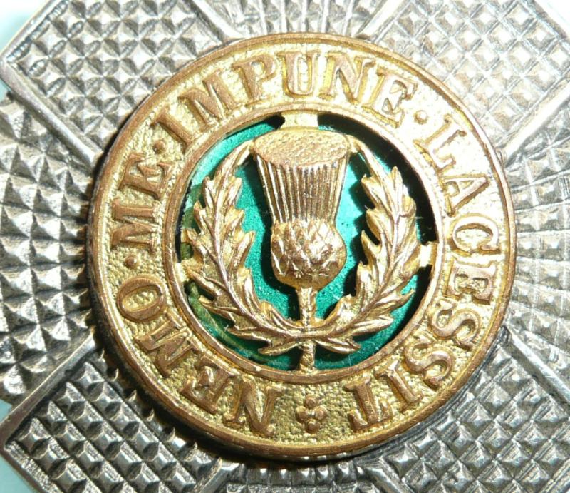 Royal Scots Officers / Senior NCOs Full Dress Cap Badge