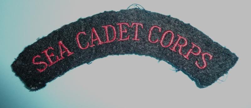 British Sea Cadet Corps Woven Cloth Shoulder Title