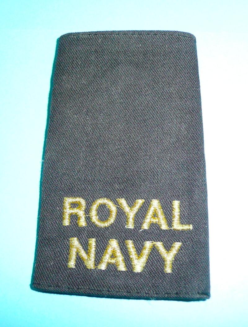 British Royal Navy RN Able Rate Epaulette Slip-On Shoulder Title