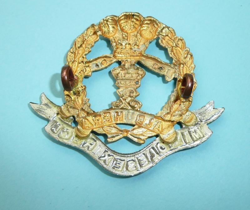The Middlesex Regiment Other Ranks Bi-Metal Cap Badge