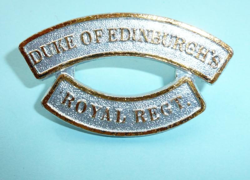 Duke of Edinburgh's Royal Regiment (Berkshire and Wiltshire) AA Anodised Staybrite Other Ranks Shoulder Title