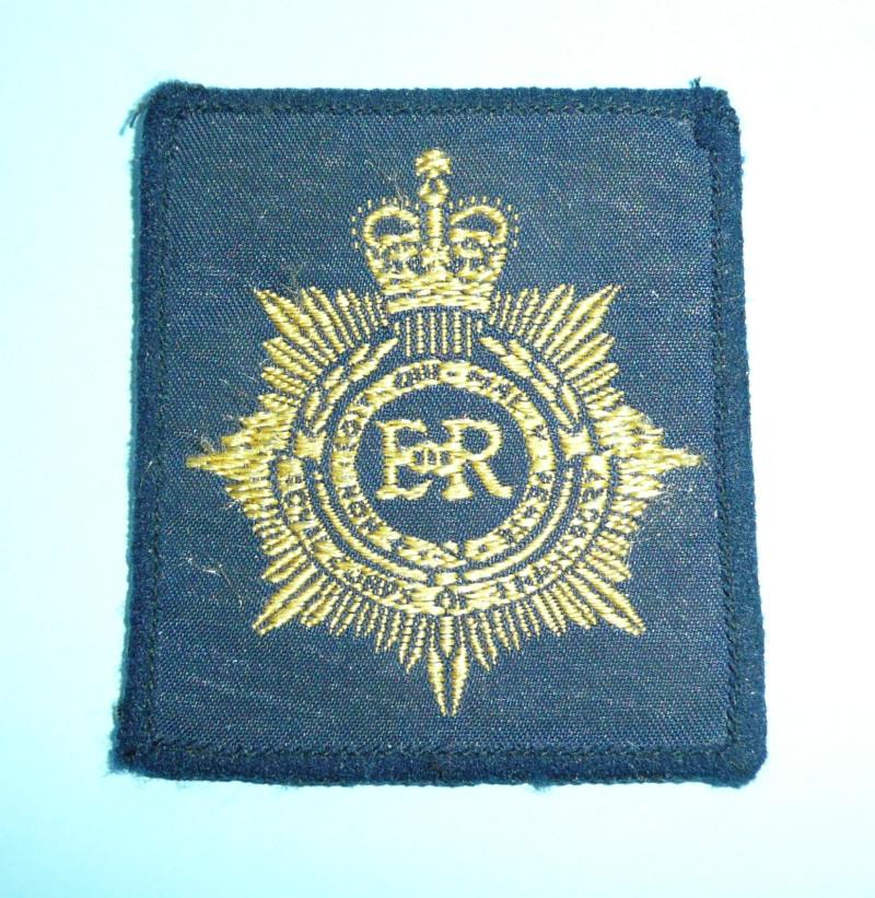Royal Corps of Transport (RCT) Other Ranks Woven Cloth Beret Badge, QEII Issue