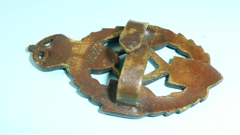 REME Royal Electrical & Mechanical Engineers 1st Pattern OSD Bronze Cap Badge - Gaunt