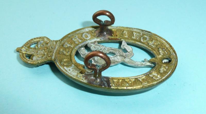 Royal Corps of Signals Bi-Metal Collar Badge, Right Facing, 1st Pattern