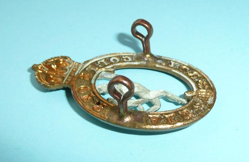 Royal Corps of Signals Bi-Metal Collar Badge, Left Facing, 1st Pattern