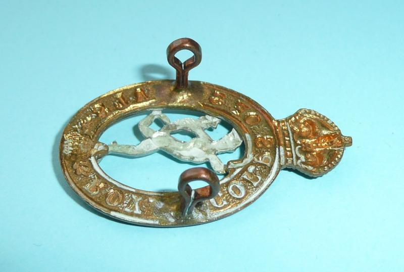 Royal Corps of Signals Bi-Metal Collar Badge, Left Facing, 1st Pattern