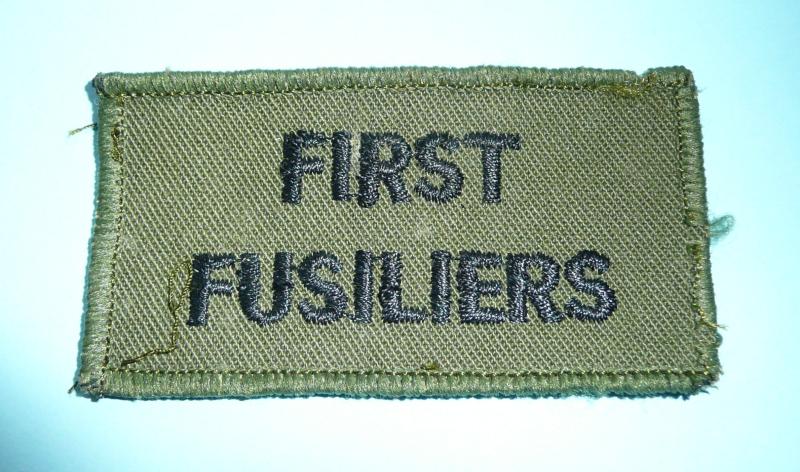 Royal Regiment of Fusiliers Shoulder Title for the 1st Battalion