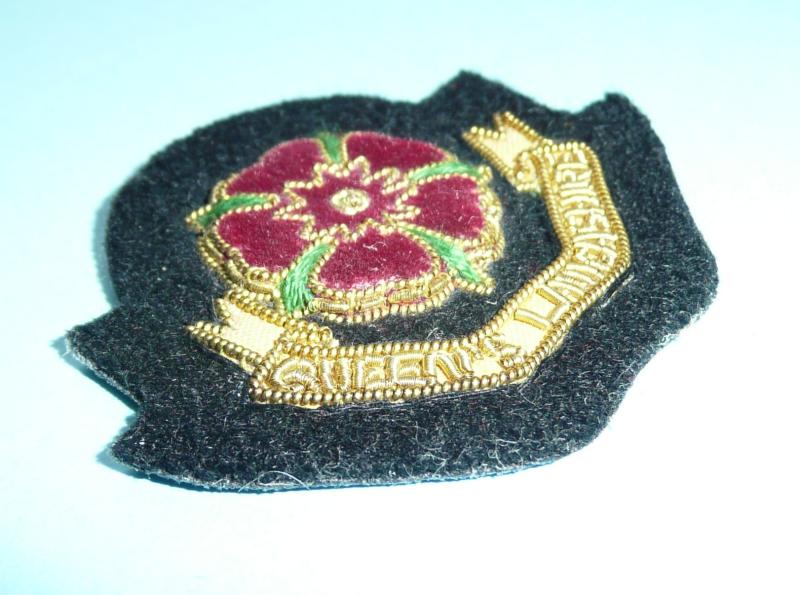 Queen's Lancashire Regiment Officer's Field Service Cap Badge