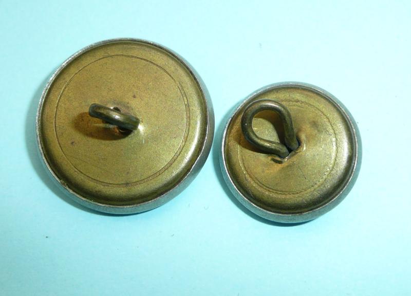 Christ's Hospital Edward VI Public School (Horsham, Sussex) Pair of White Metal Buttons