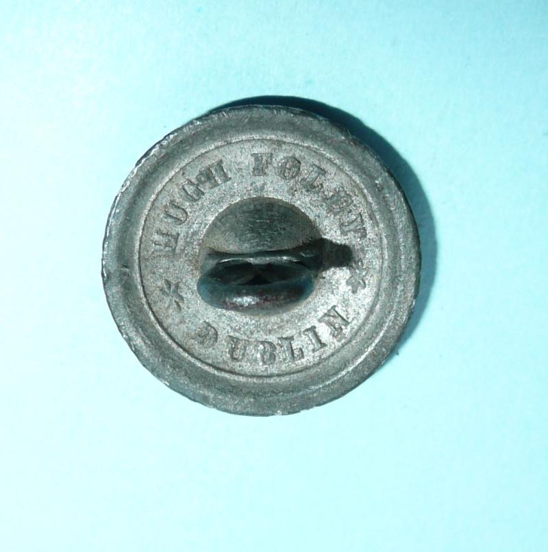 Irish Militia - 87th South Cork Large Pattern Open Backed Pewter Coatee Button