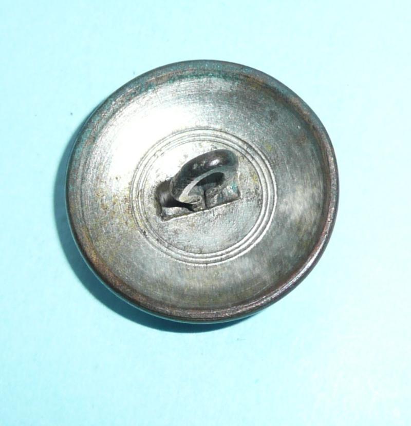 Revolutionary / Napoleonic Wars Georgian Irish Militia - Louth Militia Officer's Open Backed Silver Plated Coatee Button