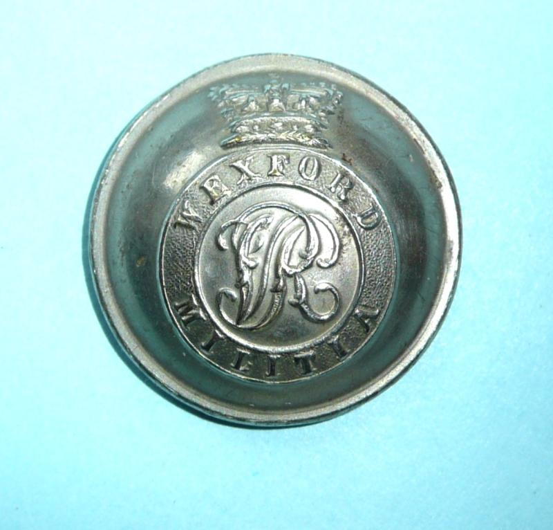 Irish Militia - Wexford Militia Large Pattern Button - Damaged