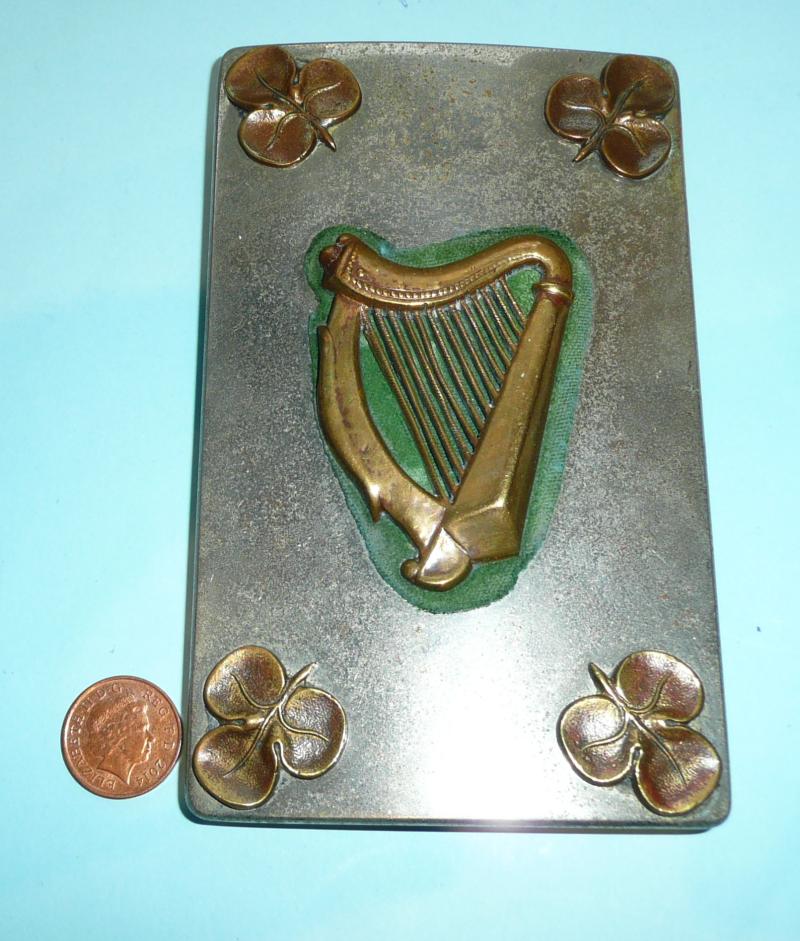 Non Military Irish Piper's Baldrick Cross Belt Plate Badge