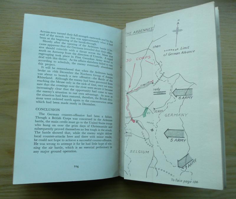 WW2 - A Short History of 21 Army Group by Hugh Darby and Marcus Cunliffe